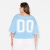 Women's Game Day Cropped Elbow Sleeve V-Neck Athletic Jersey - Wild Fable™ - 3 of 3