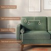 65 in Loveseat Sofa, Mid Century Modern Couch Comfy Love Seat Couches for Living Room, 2 Seater Deep Seat Sofa, Upholstered Couches - 4 of 4