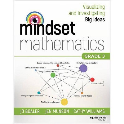 Mindset Mathematics: Visualizing and Investigating Big Ideas, Grade 3 - by  Jo Boaler & Jen Munson & Cathy Williams (Paperback)