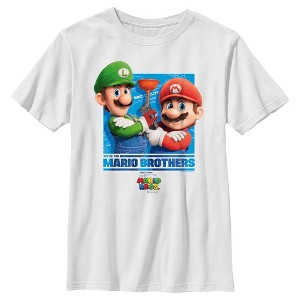 Boy's The Super Mario Bros. Movie We're the Mario Brothers T-Shirt - 1 of 4