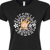 Women's - SpongeBob SquarePants - Blissfully Unaware Juniors Fitted Graphic T-Shirt - image 2 of 4