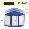 Instant-Setup Bug-Proof Canopy Tent – Military-Grade Mesh, Waterproof UV50+ & Windproof Design for Camping/Beach/Events - 4 of 4