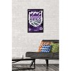 Trends International NBA Sacramento Kings - Maximalist Logo 23 Framed Wall Poster Prints - 2 of 4