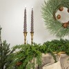 Unscented Tree Shaped Taper Candles, Boxed Set Of 2 - 3 of 3