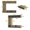 Famapy Large Entertainment Center Wall Cabinet with Open Shelves and Drawer Storage TV Stand - 3 of 4