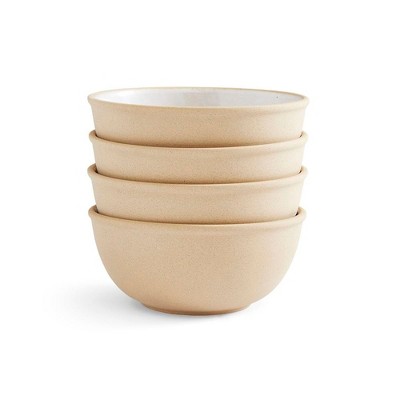 Portmeirion Minerals Set of 4 Cereal Bowls, 6 Inch Ceramic Medium Serving Bowl, Made from Stoneware, Dishwasher, Microwave, Freezer, and Oven Safe