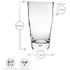 Bormioli Rocco Luna Tumbler Beverage Glasses Set of 12, 11.5 oz. - 2 of 4