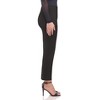 Rekkuna Women's Pull-On Ankle Work Pants – Mid-Rise Slim Straight Office Yoga Trousers with Pockets and Belt Loops - 2 of 4