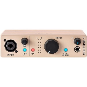 Arturia MiniFuse 1 USB-C Audio Interface - Champagne - 1 of 4