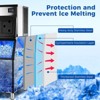 WhizMax Commercial Ice Maker Machine 550Lbs/24H, Industrial Ice Machine ETL Approval 440 Lbs Storage Bin, for Bar/Cafe/Restaurant/Business - 4 of 4