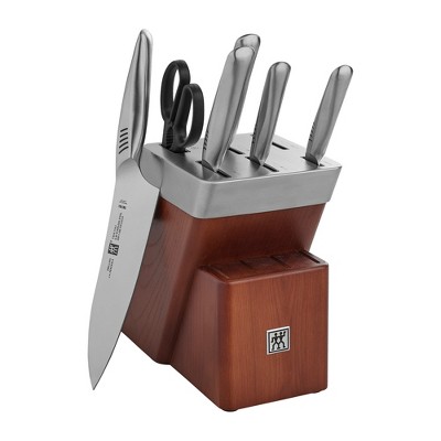 ZWILLING Twin Fin II 7-pc Self Sharpening Knife Block Set