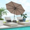 Costway 10ft Patio Umbrella Outdoor W/ 59 LBS Heavy-Duty Round Umbrella Stand - 2 of 4