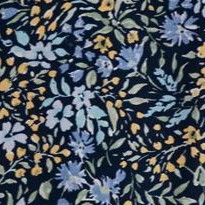 navy ditsy floral