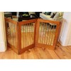 Cardinal Gates 4PG 4-Panel Freestanding Pet Gate - Adjustable Wooden Dog Gate - 3 of 4