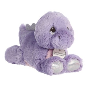 Aurora Small Stella Stegosaurus Precious Moments Inspirational Stuffed Animal Purple 8.5" - 1 of 4
