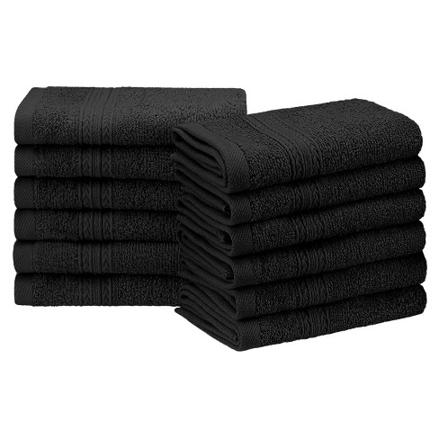 Eco friendly Sustainable Cotton Solid Lightweight 12 face Towels