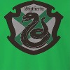 Harry Potter Men's Minimalist Slytherin Emblem Long Sleeve Graphic Cotton Pullover Sweatshirt - Irish Green S - 2 of 3