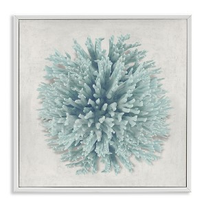 Stupell Industries Coral Ball Blue Sea Beach Design, 24" x 24" - 1 of 4