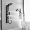 BWE 8-Shower Tower Shower Panel System with Rainfall Shower Head and Shower Wand - 4 of 4