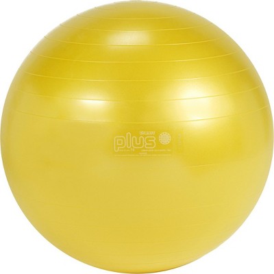 Gymnic Ball Plus 75 Fitness, Exercise and Therapy Ball - Yellow