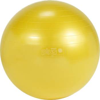 Gymnic Ball Plus 75 Fitness, Exercise and Therapy Ball - Yellow