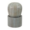 NAYSAYE Fountain Outdoor Cement Urn Water Feature Decorative for Garden Lawn Patio Deck, Blue, 19.3"*32.3"*57.2" - 2 of 4