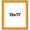 PosterPalooza | 15x17 Bamboo Picture Frame, UV Acrylic, 4 Finishes - Brown, Black, Gold, and Natural - 2 of 4