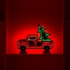 Truck and Tree Infinity Light – 13.5"H Holiday Decoration for Indoor or Covered Outdoor By Melrose - 3 of 3