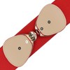 INSPIRE CHIC Women's Bow Buckle Elastic Waist Seal Belts - 3 of 4