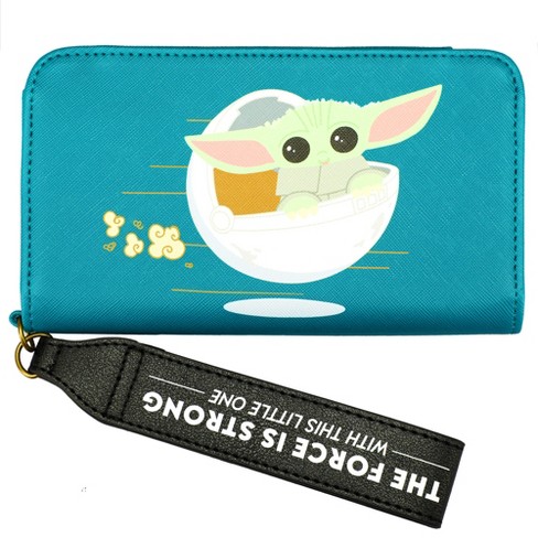 The Mandalorian Grogu Tech Wallet Wristlet : Target