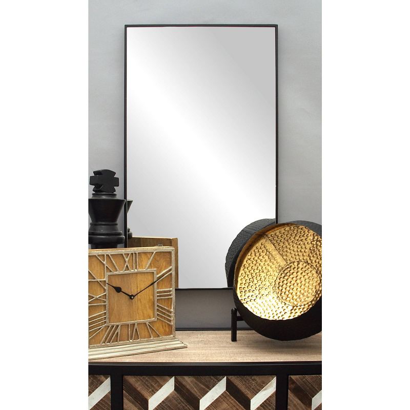 Contemporary Wood Rectangle Shaped Wall Mirror with Thin Minimalistic Frame - Olivia & May, 2 of 16