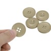 Unique Bargains Resin DIY Craft Flat 4-Hole Sewing Buttons 10 Pcs - 4 of 4
