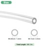 Unique Bargains Clear PVC Tube Flexible Lightweight Low Pressure Industrial Tubing 1 Pc - 3 of 4