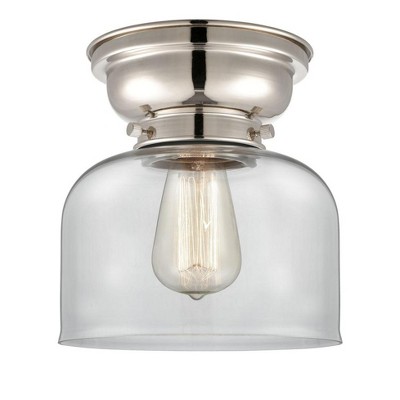 Aditi - 1 Light Bell Flush Mount In IndustrialStyle-7.88 Inches Tall and 8 Inches Wide