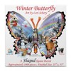 Sunsout Winter Butterfly 1000 pc Shaped  Jigsaw Puzzle 97005 - image 3 of 4