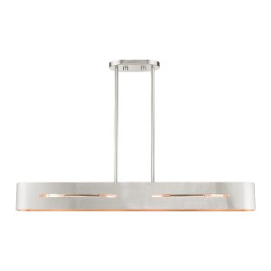 Livex Lighting Rave 4 - Light Chandelier in  Brushed Nickel - 1 of 1