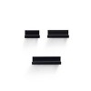 Syemin Decorative Wall Shelf Floating Shelves Wall Wood Decor Storage Shelves Wall Mounted Shelf Storage Hanging Shelf, Black, 18.11"*5.91"*1.97" - 2 of 4