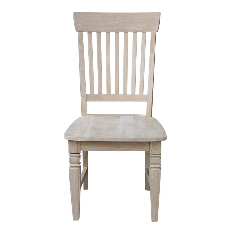 Set of 2 Tall Java Chair Unfinished - International Concepts, 3 of 13