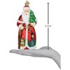 Old World Christmas Blown Glass Ornament for Christmas Tree, German Santa (with OWC Gift Box) - 4 of 4