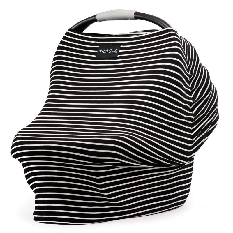 Milk Snob Nursing Cover/Baby Car Seat Canopy - Modern Stripe, 1 of 5