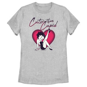 Women's Betty Boop Cuter Than Cupid T-Shirt - 1 of 4