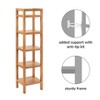 MH London Carlton 70" Solid Wood 5-Tier Etagere Bookcase - 2 of 4