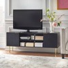 Russo Channel Front TV Stand for TVs up to 65" - Lifestorey - 2 of 4