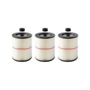 Nispira Replacement HEPA Filter Compatible with Craftsman Red Stripe Shop Vacuum Wet/Dry Vacs Vacuum. Compared to Part 17816 9-17816. 3 Pack - 1 of 4