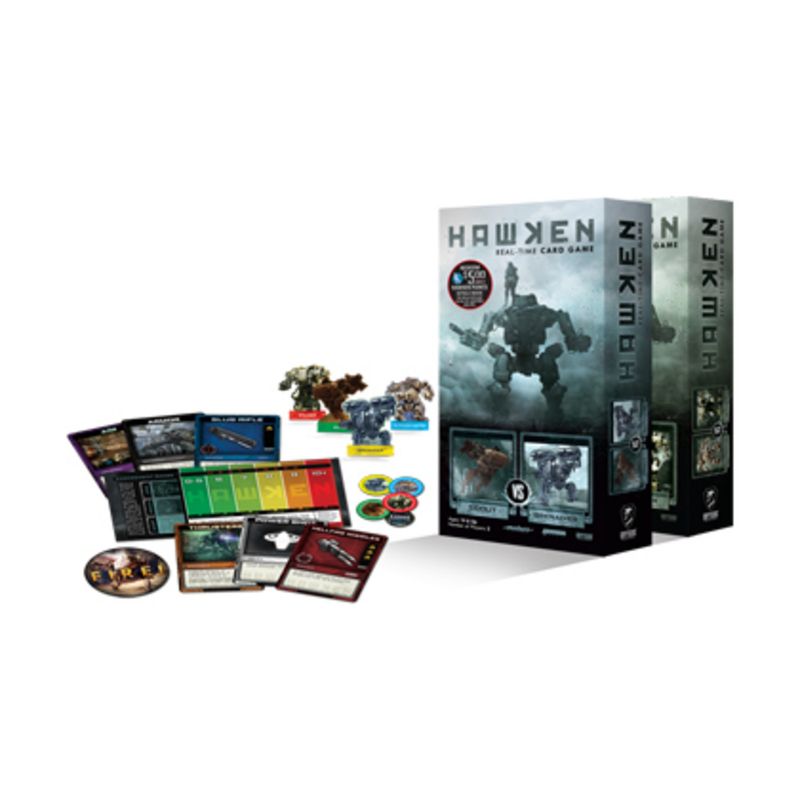 Hawken - Real-Time Card Game, Scout vs. Grenadier Board Game, 1 of 2