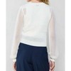 Women's Ginny Crochet Long Sleeve Cardigan - current air - 4 of 4