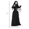 NAYSAYE Party Decoration and Accessories Ghost Bride Figurine for Halloween Decorations, Black, 27.6"*7.1"*66.9" - 3 of 4