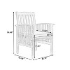XINGHANZHENXUAN Gray 2 Pcs Patio Chairs with Cushions, Modern Outdoor Dining Armchairs for Backyard, Poolside & Garden - 4 of 4