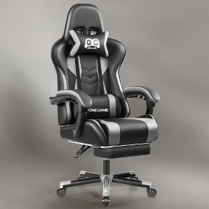 KERDOM Adult Gaming Chair, 3D Armrest Computer Gamer Chair,Black-Gray - 1 of 4