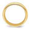 Black Bow Jewelry 7mm 14K White or Yellow Gold Double Milgrain Edge Comfort Fit Band - 2 of 4